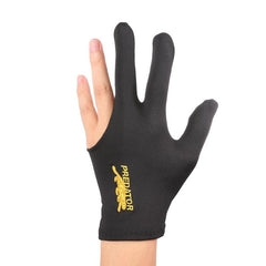 Snooker Billiard Glove EmbroideryBillard Gloves Left Hand Three Finger Smooth Biliardo Guanti Accessories Fingerless Gloves