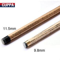 Cuppa Handmade Snooker Cue 3/4 11.5mm 9.8mm Tips with Snooker Cue Case 2 Options China