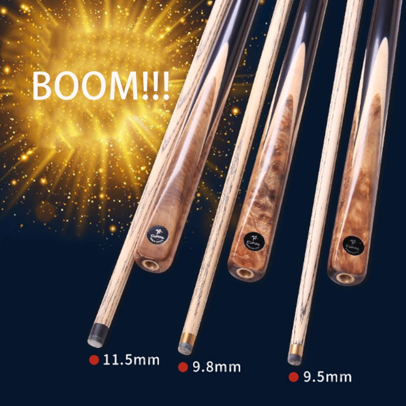 2019 NEW Updated HY Cuppa Snooker Cue Stick 9.5mm 9.8mm 11.5mm Tip Snooker Cue Case Set
