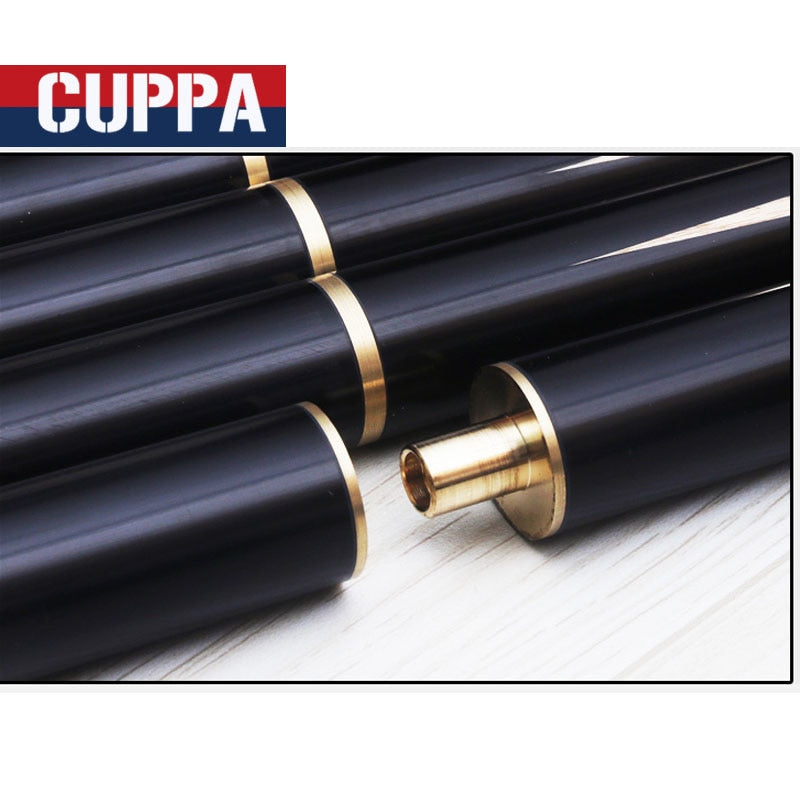 New Handmade Cuppa 3/4 Snooker Cue Stick Billiards 9.8mm Tips 3 4 Snooker Cues Case Set China