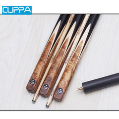 2017 Cuppa  High Quality Cuppa 3/4 Snooker Cue Stick Billiards 9.8mm Tips 3/4 Snooker Cues Case Set China
