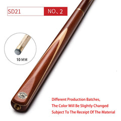 2022 New Billiards JIAN YING SD Series Snooker Cue 10mm Tip Ash Shaft Snooker Cue Case Set