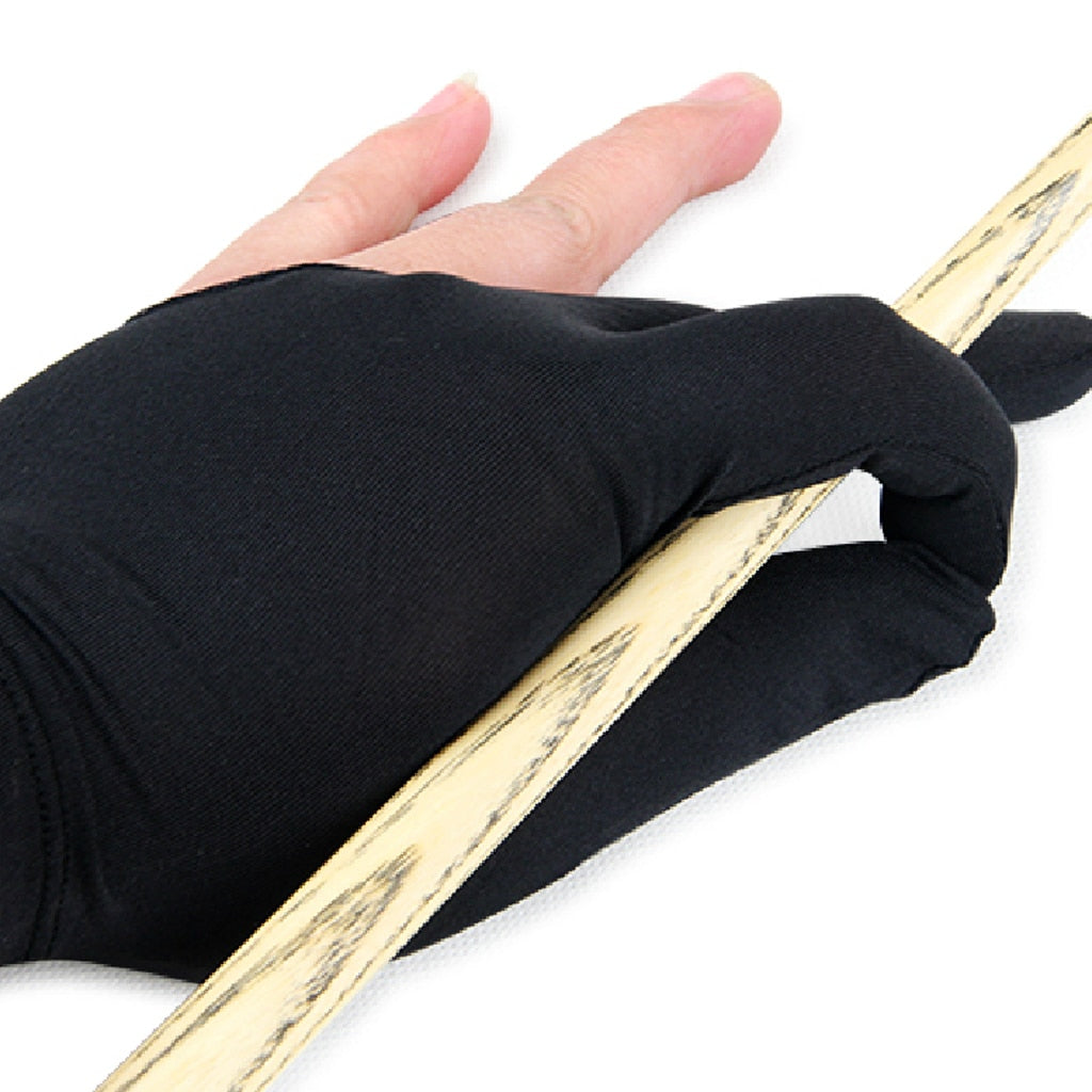 3 Finger Billiard Gloves Pool Cue Gloves for Left/ Right Hand Men/Women
