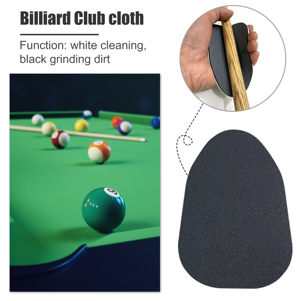 1/2/3pcs Professional Billiard Pool Cue Burnisher Cleaner Polisher Home Cleaning Snooker Pole Training Pool Ball Accessories
