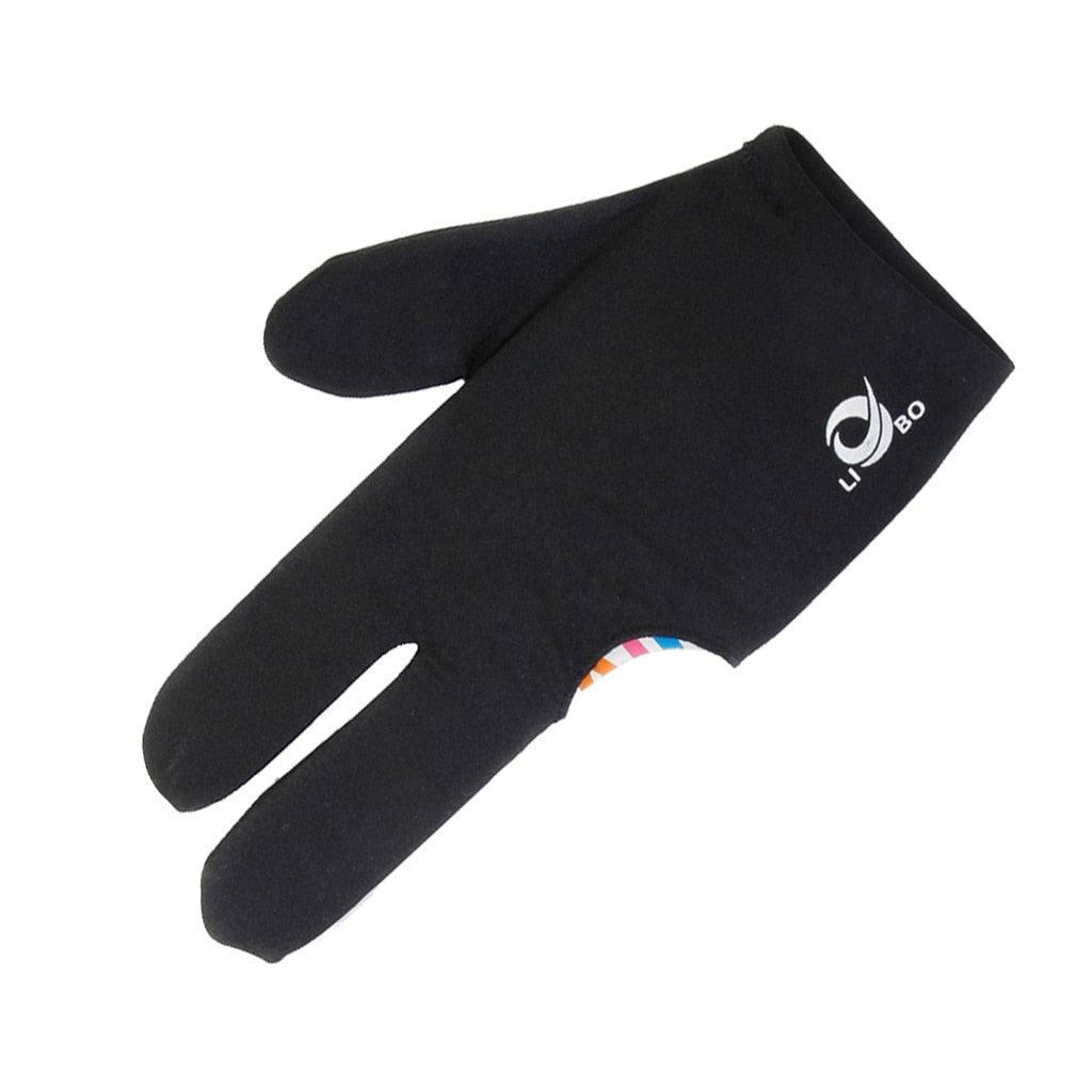 3 Finger Billiard Gloves Pool Cue Gloves for Left/ Right Hand Men/Women