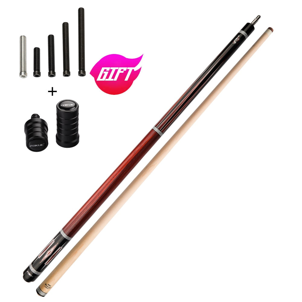ZOKUE Carom Stick Professional Carom Billiard Cue Korean 3 Cushion Billiard Cue Carom Taper 12mm Tip 142 cm Libre Cue with Case