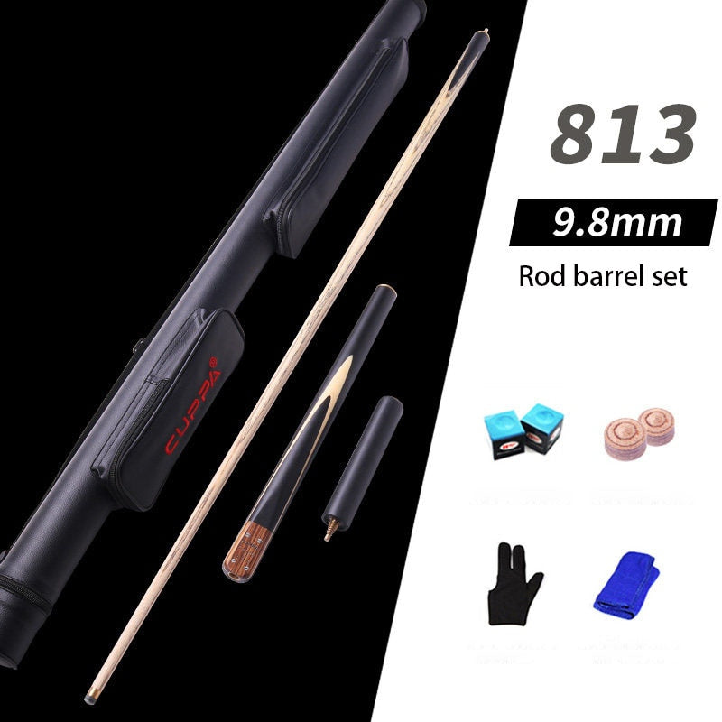 2021 CUPPA 813 Ash Forelimbs Pool Cue Stick Pool Case Set 9.8mm 11mm Black China