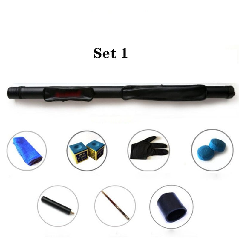NEW Cuppa 3/4 Snooker Cues Stick 9.8mm 11.5mm Tip with Snooker Cue Case Set