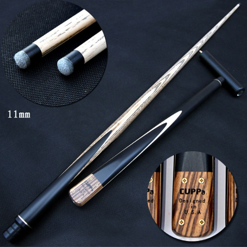 Cuppa Handmade 3/4 Snooker Cues Sticks 11mm Tips With Extension Billiard Cue Bilardo Isteka China
