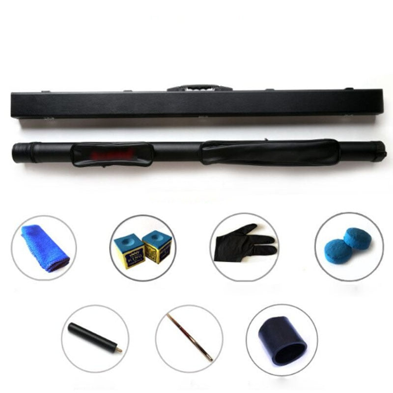 NEW Cuppa 3/4 Snooker Cues Stick 9.8mm 11.5mm Tip with Snooker Cue Case Set