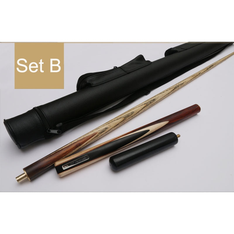 Custom Handmade 3/4 Snooker Cue Stick 9.8mm Tips Snooker Cues Case Set China