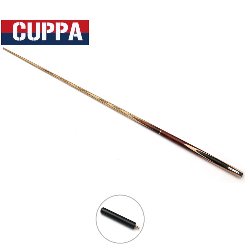 Handmade Cuppa 3/4 Snooker Cues 9.8mm Tip With Black Snooker Cue Case Set Padauk Handle China