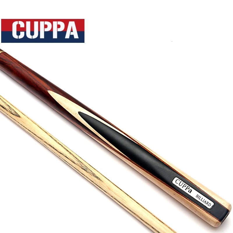 Handmade Cuppa 3/4 Snooker Cues 9.8mm Tip With Black Snooker Cue Case Set Padauk Handle China