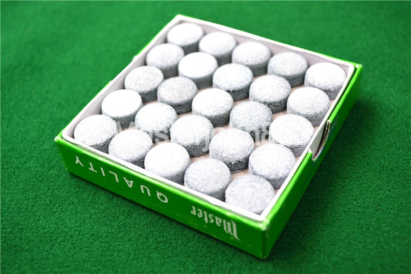 T 50pcs Glue-on Pool Billiards Snooker Cue Tips 13mm Free Shipping Wholesales