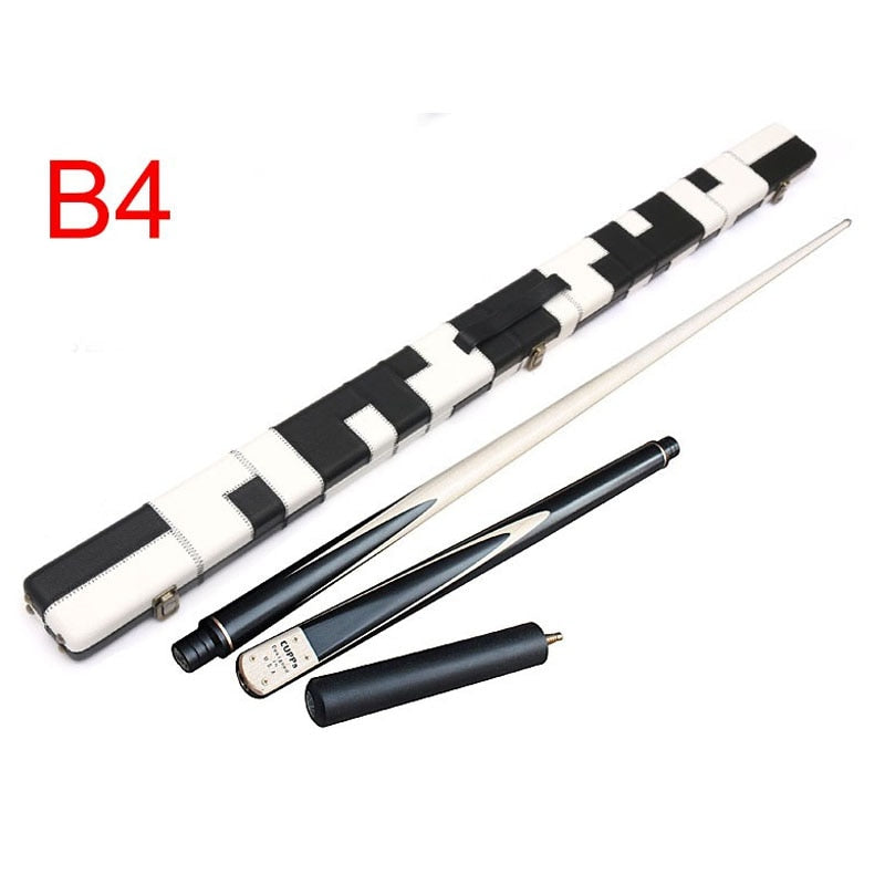 Cuppa Handmade 3/4 Snooker Cue Case Set A/B Type Snooker Cues 9.8mm Bright Paint Cracking Prevention Maple Shaft China