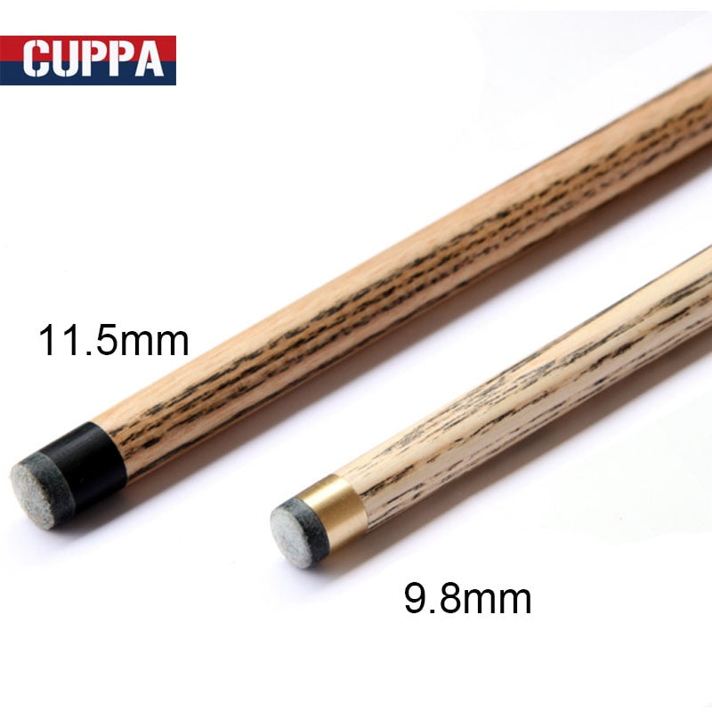 Cuppa Handmade Snooker Cue 3/4 11.5mm 9.8mm Tips with Snooker Cue Case 2 Options China