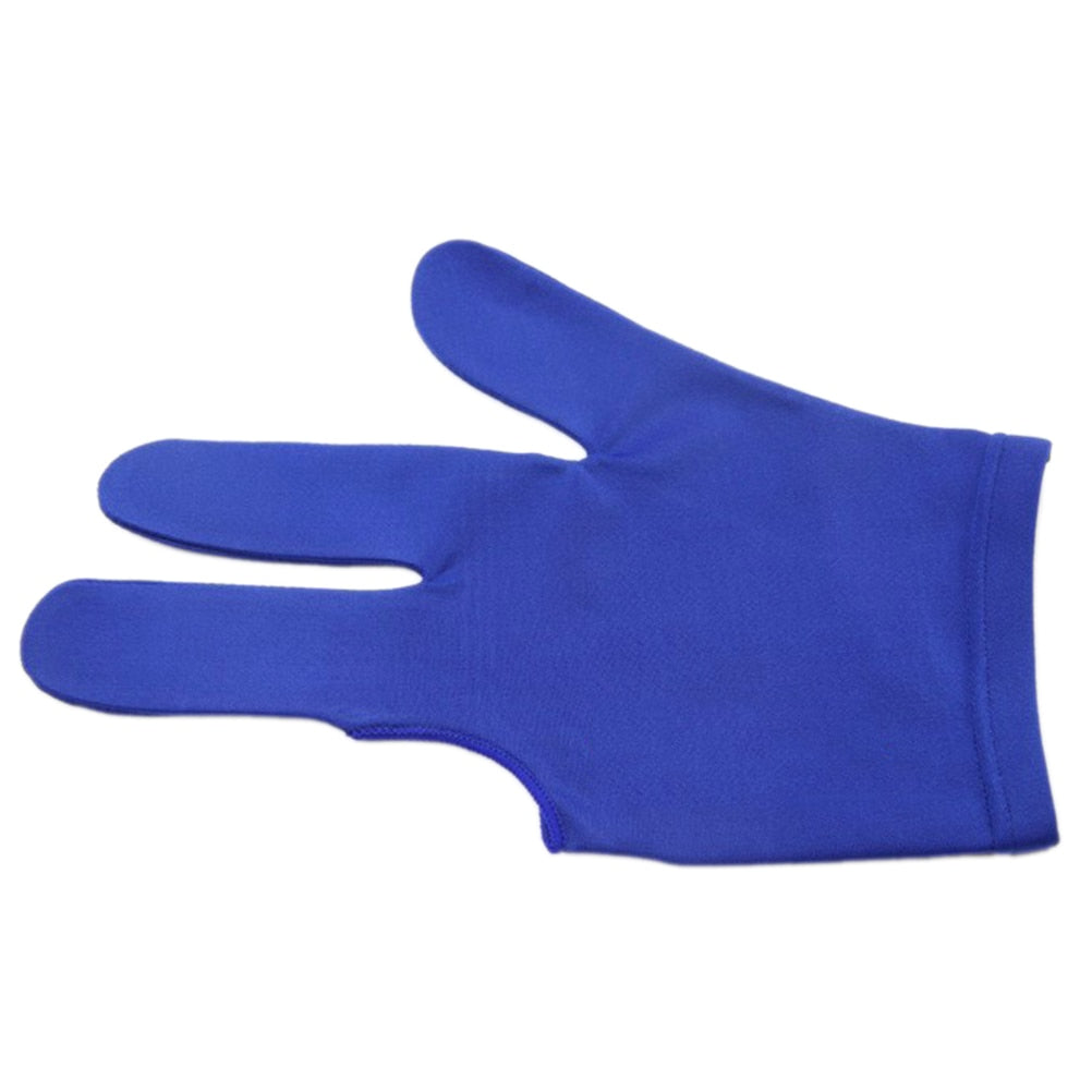 Spandex Snooker Billiard Cue Glove Pool Left Hand Open Three Finger Accessory for Unisex Women and Men 4 Colors 1Pcs