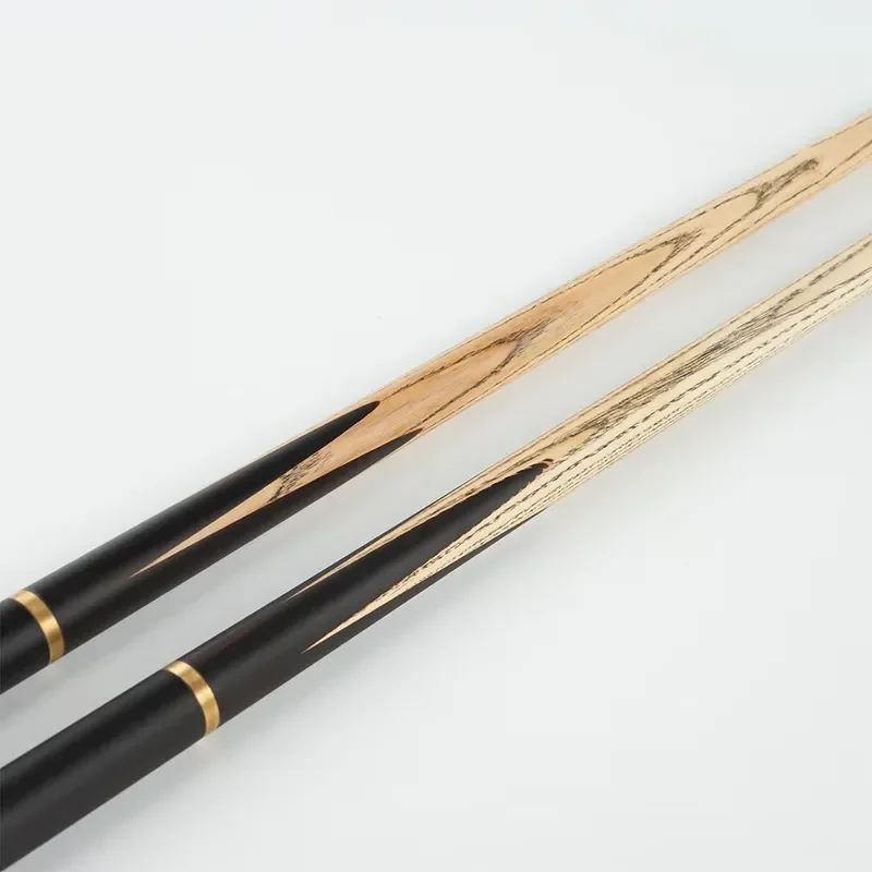 for Omin King 3/4 Jointed Handmade Ash Wood Snooker Cue with Ebony Splice and Case for Pool Break Billiard Cues Sticks