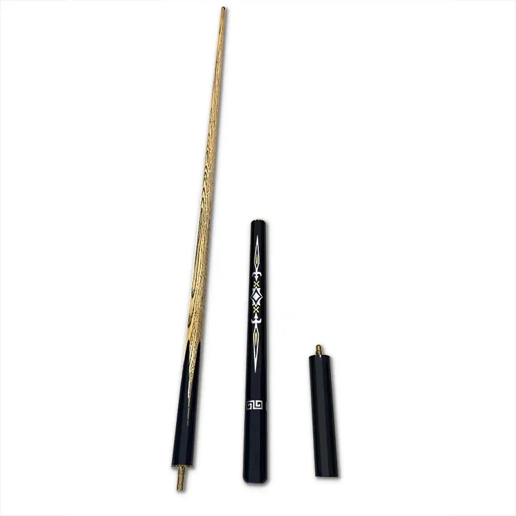 High Quality 10mm 3/4 Ash Wood Handmade Snooker Billiard Pool Cue Stick With Cue case Box