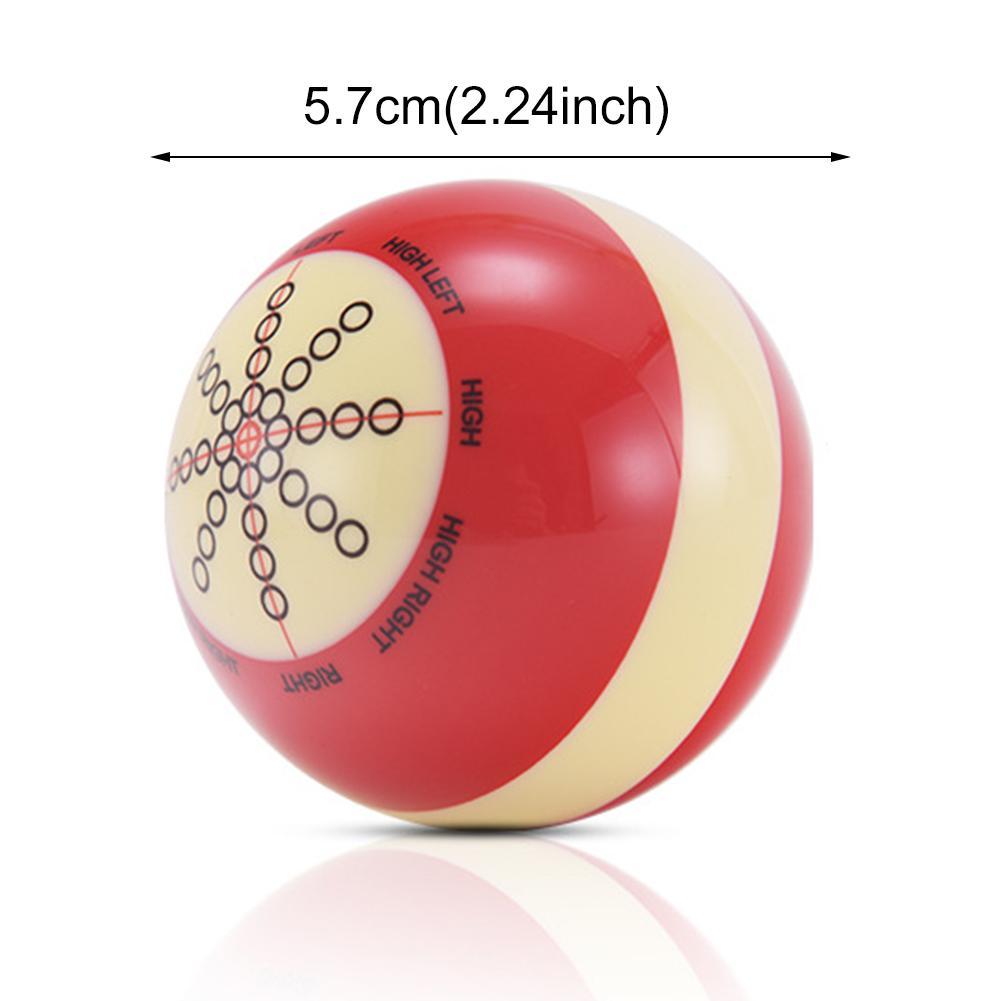 Billiard Cue Ball Durable Resin Billiard Practice Training Pool Cue Ball Snooker Training Balls Cueball 57mm Table Ball Practice