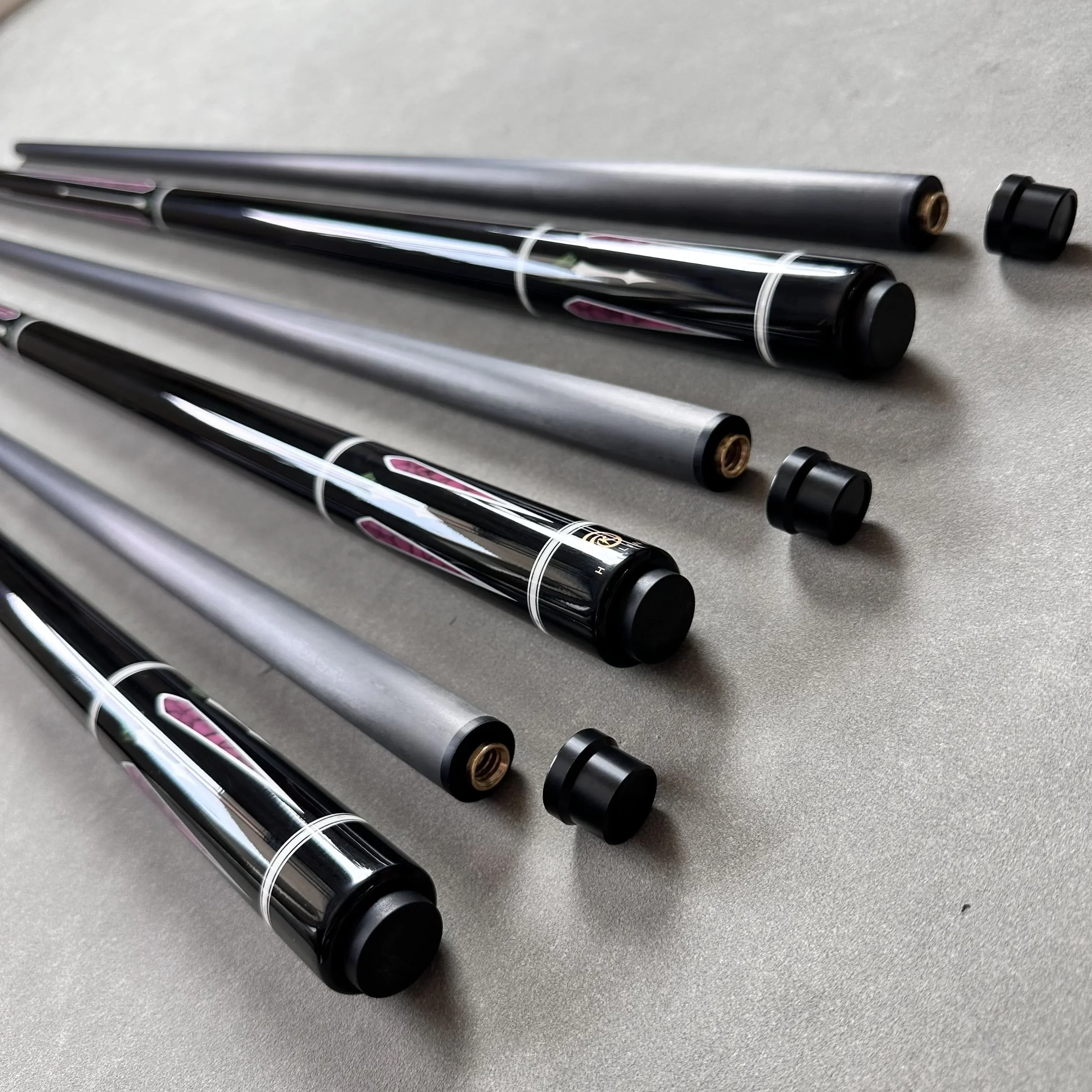 2026 Snooker Pool Cue 1/2 Jointed Billiard Cue Stick Aluminum Alloy by Maple Carbon Fiber Pool Ash Wood Punch & Jump Cue