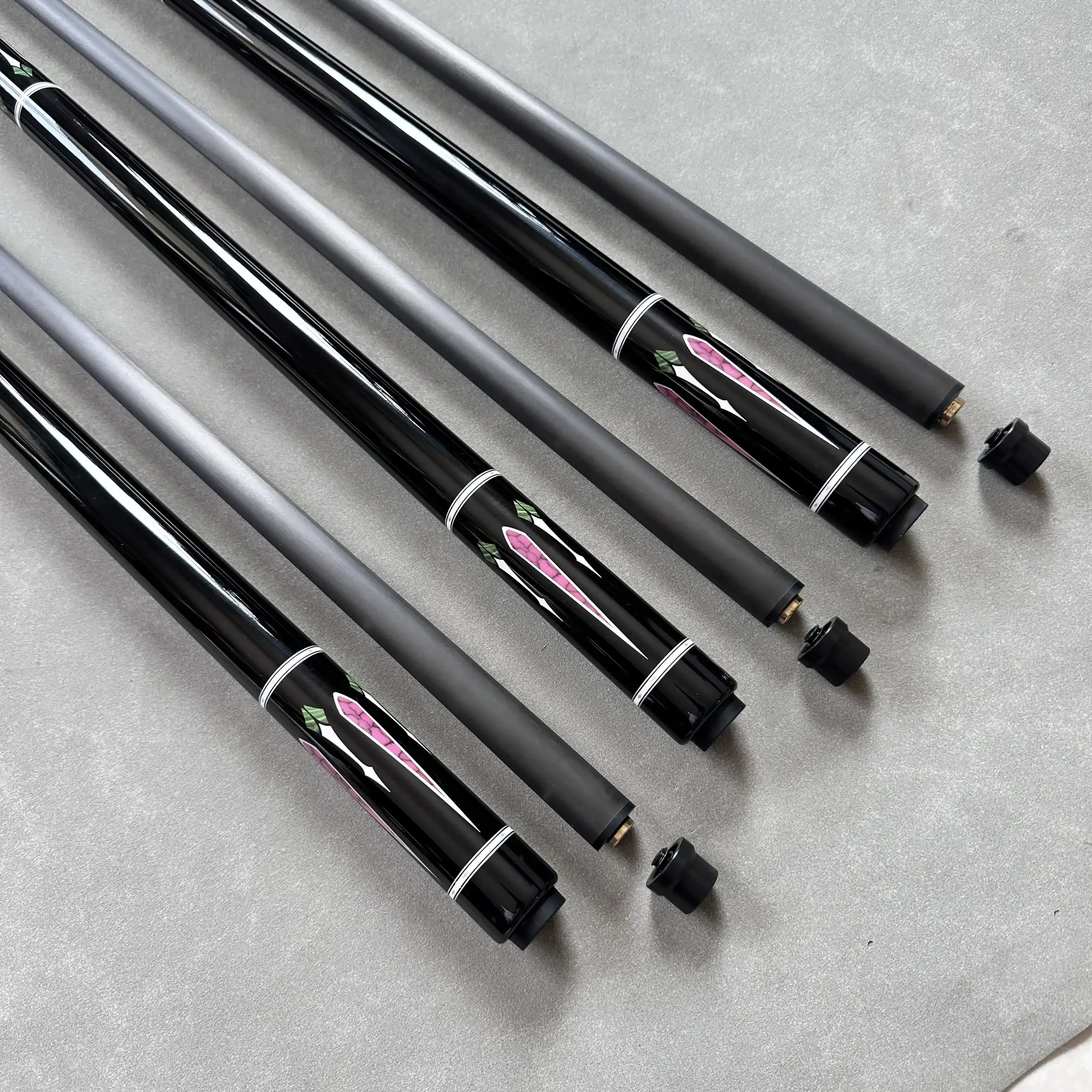 2026 Snooker Pool Cue 1/2 Jointed Billiard Cue Stick Aluminum Alloy by Maple Carbon Fiber Pool Ash Wood Punch & Jump Cue