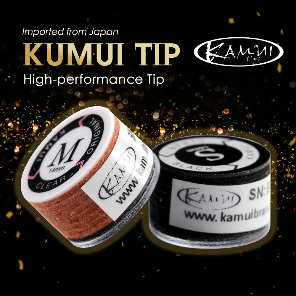 Japanese Original KAMUI Clear Cue Tips Pool KAMUI Tip 14mm SS/S/M/H Snooker Tip KOLLEN 11mm M/MH Billiard Accessory Free Gifts