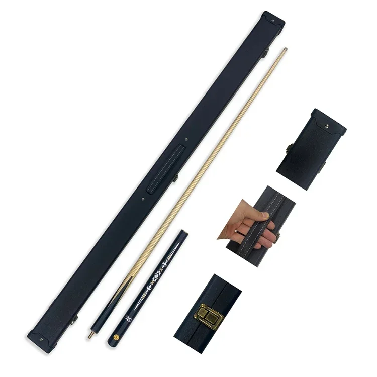 High Quality 10mm 3/4 Ash Wood Handmade Snooker Billiard Pool Cue Stick With Cue case Box