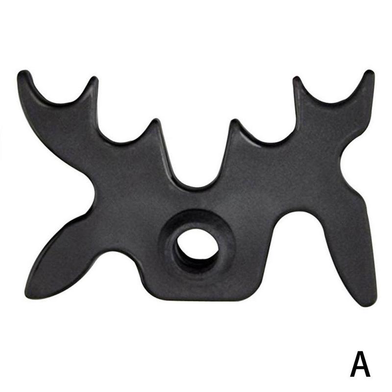Billiards Cue Rack Bridge Head Cross Antlers Rod Holder Snooker Pool Plastic Staghorn Shape 2 Color