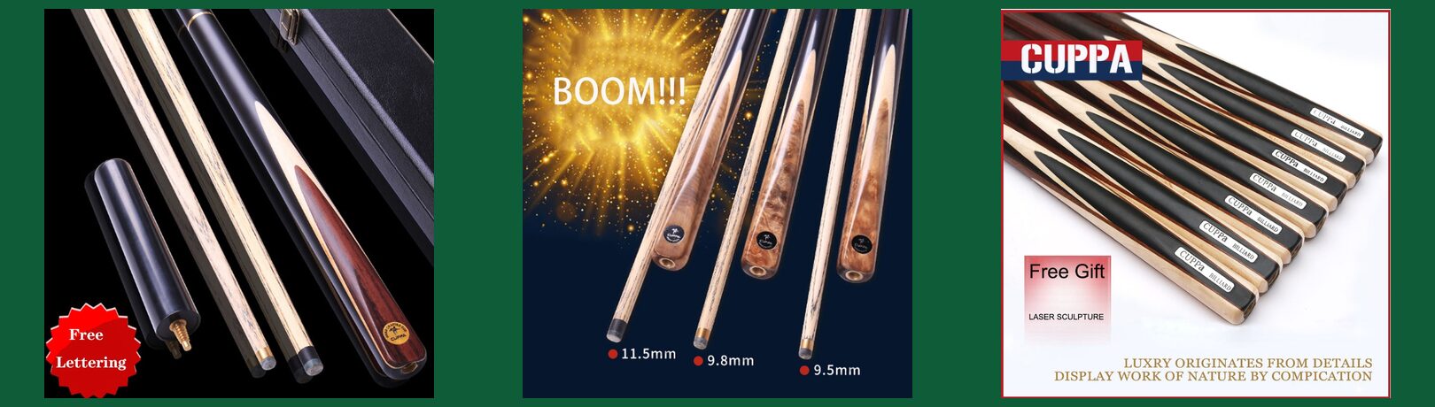 How to Read a Snooker Cue Listing: A Beginner's Buying Guide