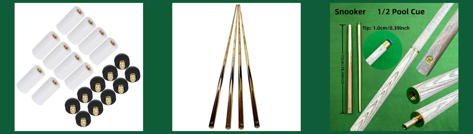 Snooker Cue Ferrules: Brass vs Fibre Explained